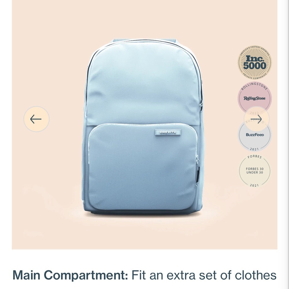 Blue Brevite Everday Backpack